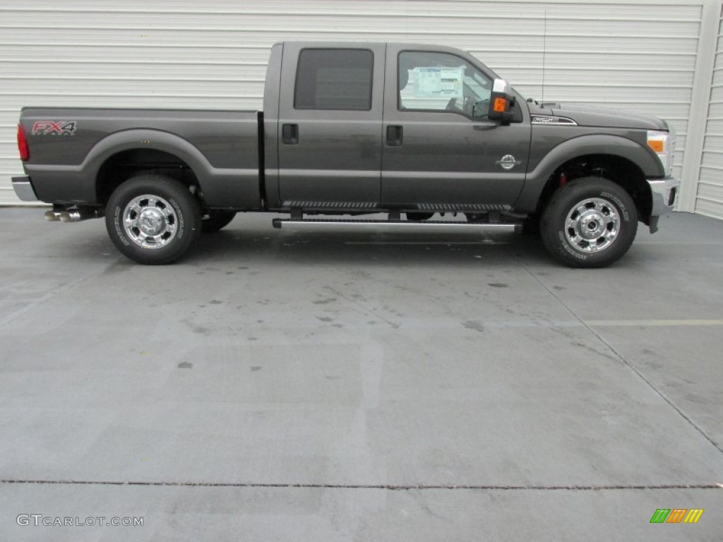 2015 F250 Super Duty XLT Crew Cab 4x4 - Magnetic / Steel photo #3