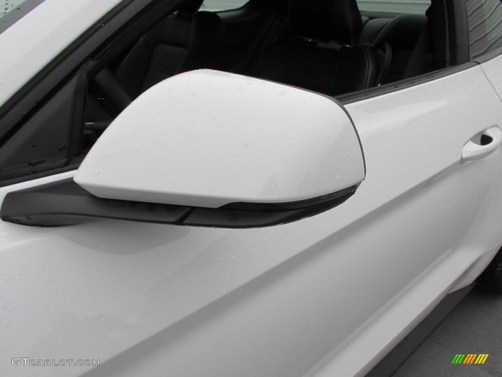 2015 Mustang GT Premium Coupe - Oxford White / 50 Years Raven Black photo #13