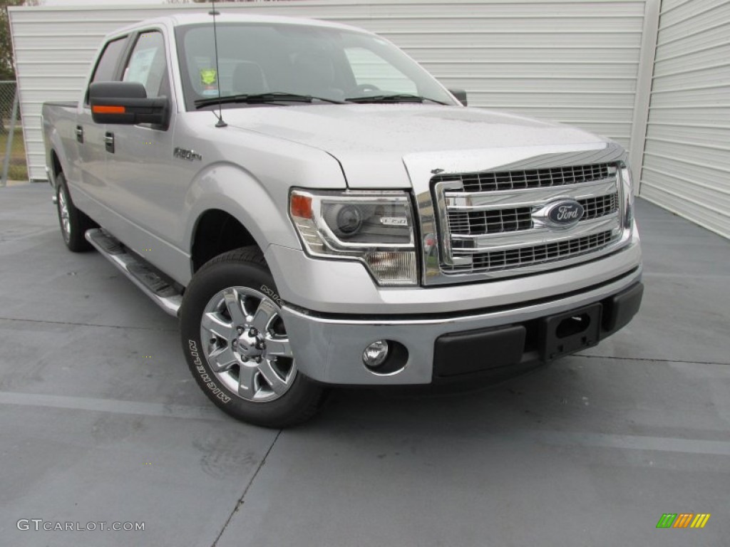 2014 F150 XLT SuperCrew - Ingot Silver / Steel Grey photo #1