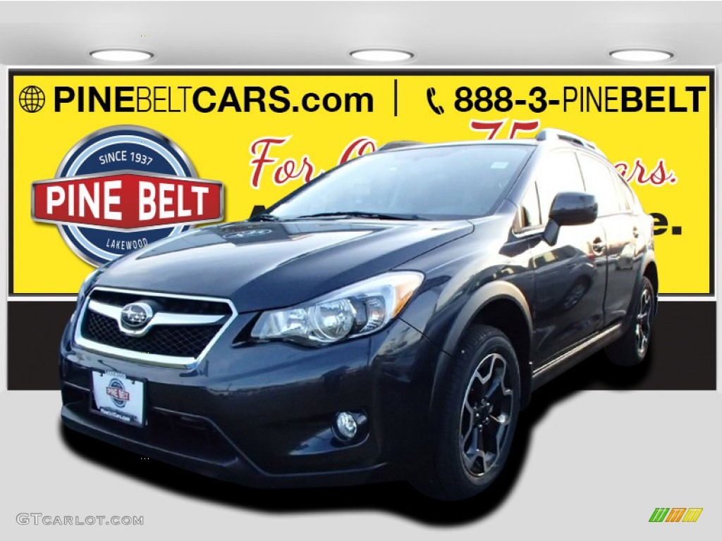 2014 XV Crosstrek 2.0i Premium - Dark Gray Metallic / Black photo #1