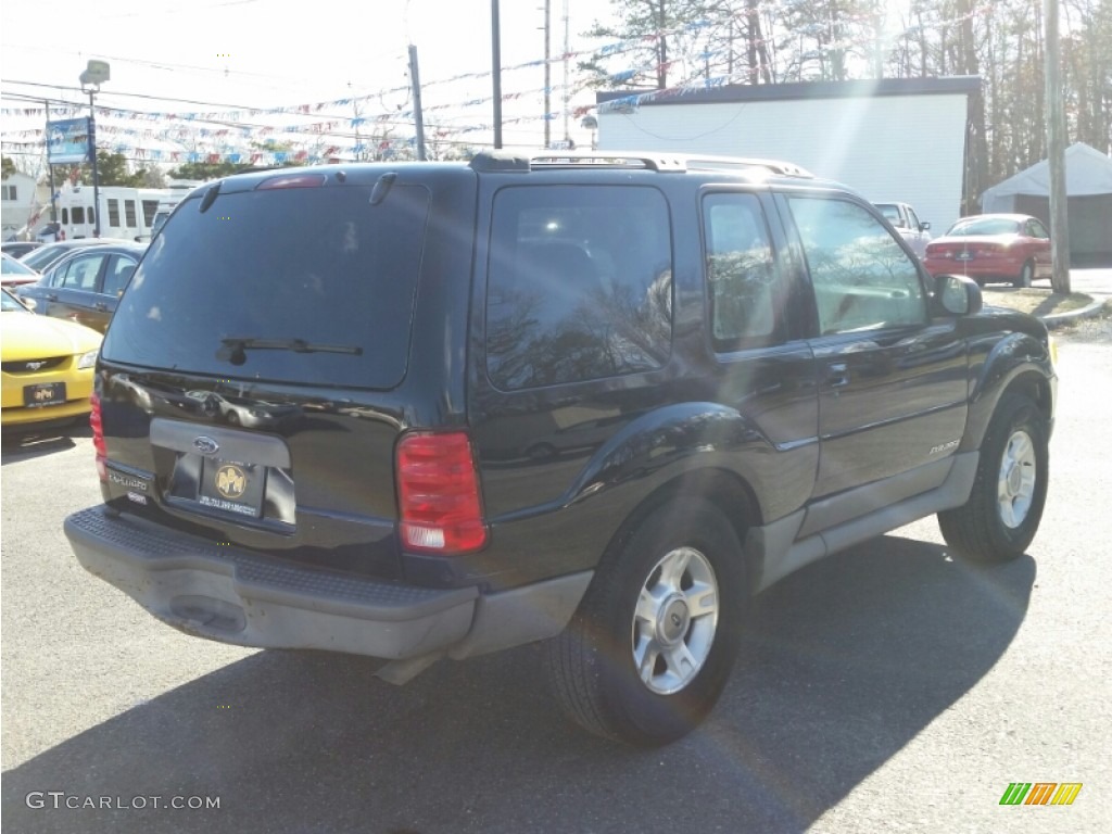2002 Explorer Sport 4x4 - Black Clearcoat / Medium Prairie Tan/Graphite Accent photo #14