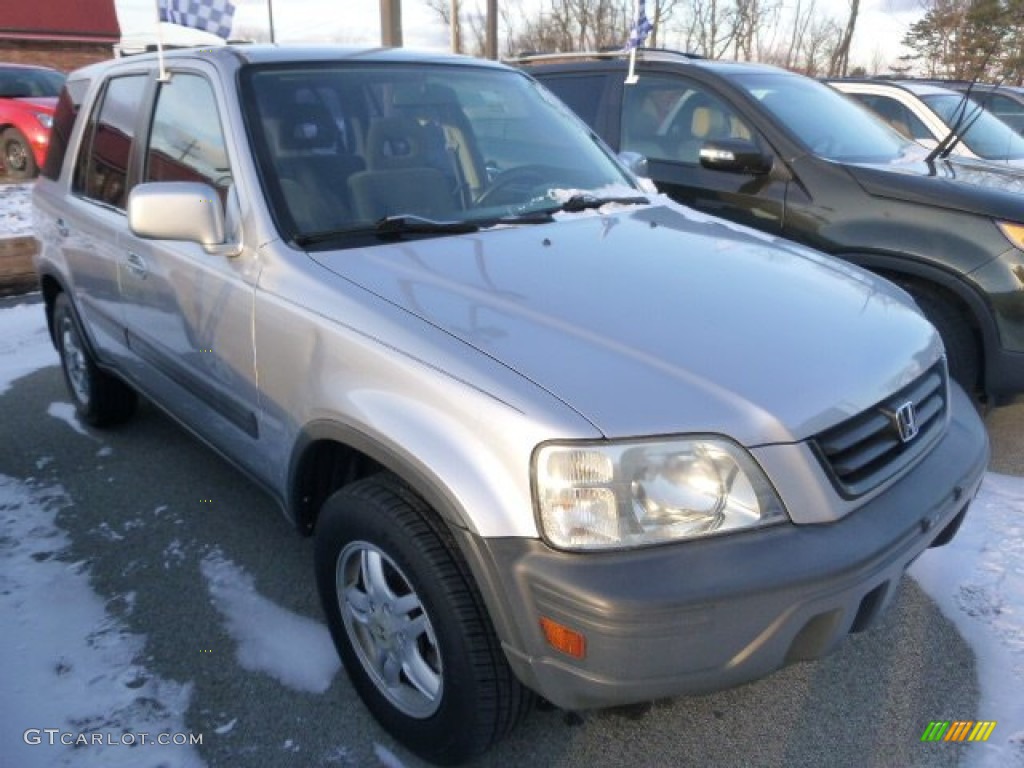 2001 CR-V EX 4WD - Satin Silver Metallic / Dark Gray photo #1
