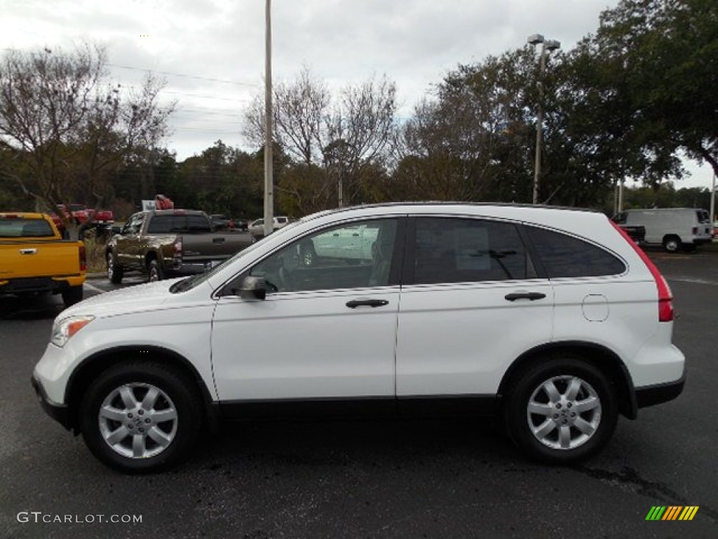 2009 CR-V EX - Taffeta White / Gray photo #2