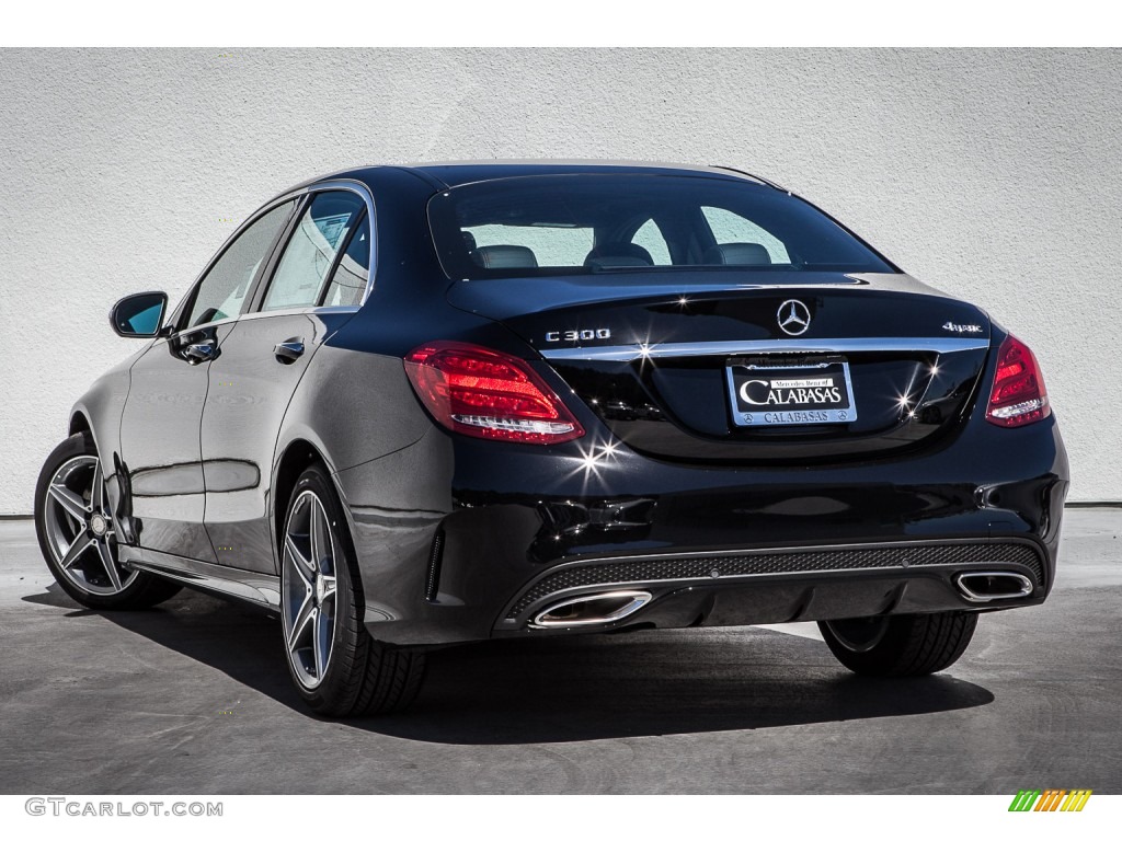 2015 C 300 4Matic - Black / Black photo #2