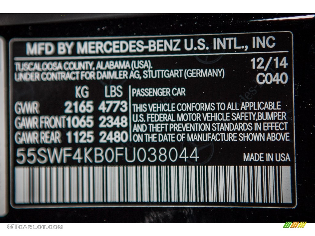 2015 C 300 4Matic - Black / Black photo #7