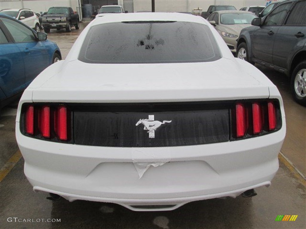 2015 Mustang V6 Coupe - Oxford White / Ebony photo #6