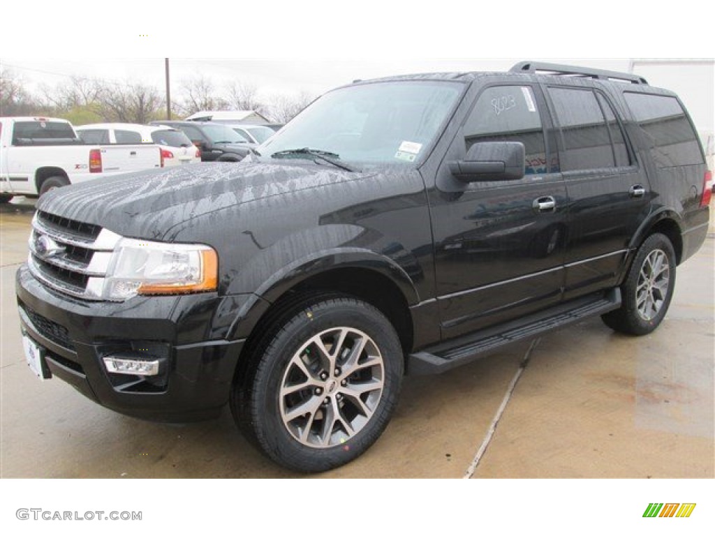 2015 Expedition XLT - Tuxedo Black Metallic / Ebony photo #6