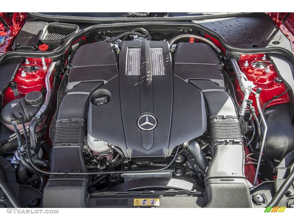 2015 Mercedes-Benz SL 400 Roadster 3.0 Liter biturbo DOHC 24-Valve VVT V6 Engine Photo #100428494