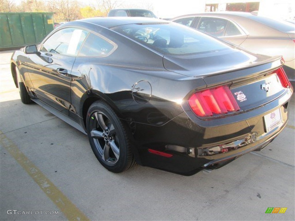 2015 Mustang EcoBoost Coupe - Black / Ebony photo #5