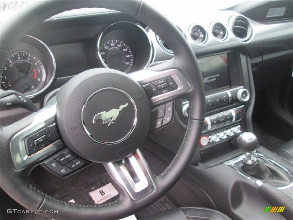 2015 Mustang GT Premium Coupe - Ingot Silver Metallic / Ebony photo #11