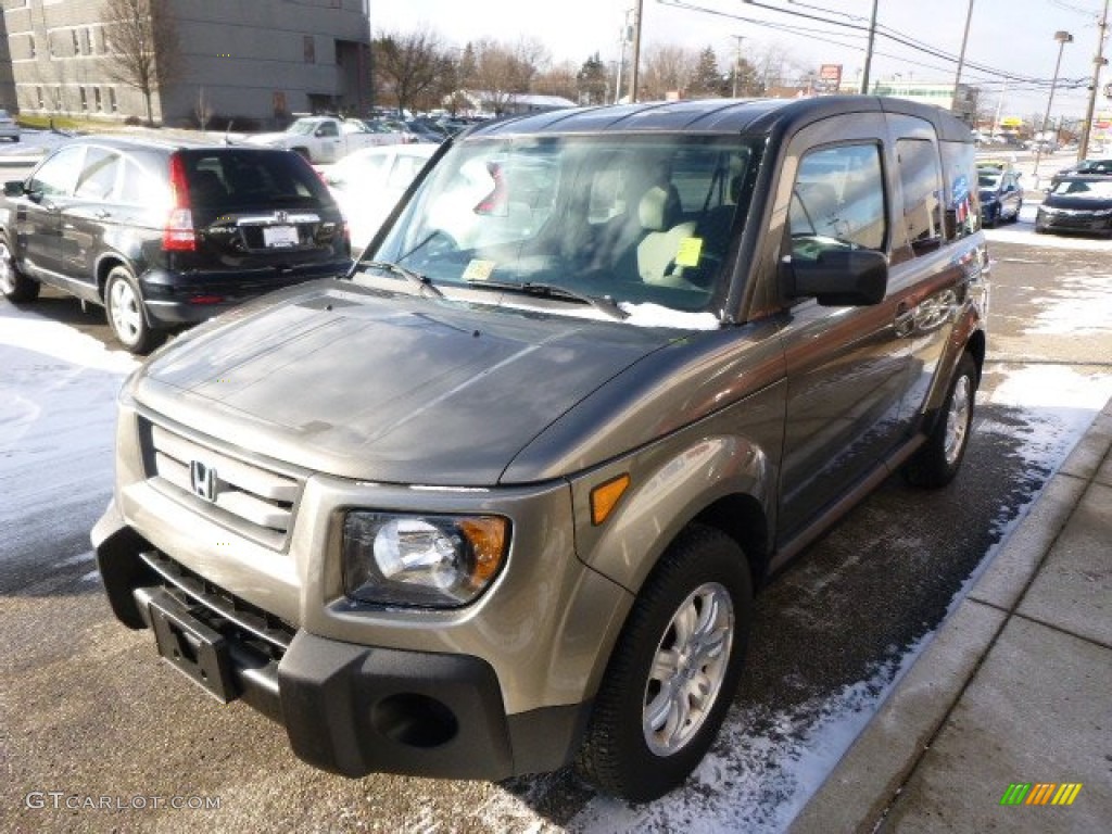 2008 Element EX AWD - Galaxy Gray Metallic / Titanium/Black photo #8