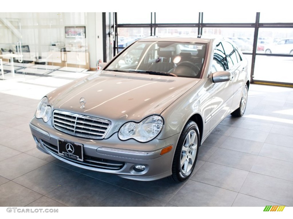 2007 C 280 4Matic Luxury - Pewter Metallic / Black photo #2