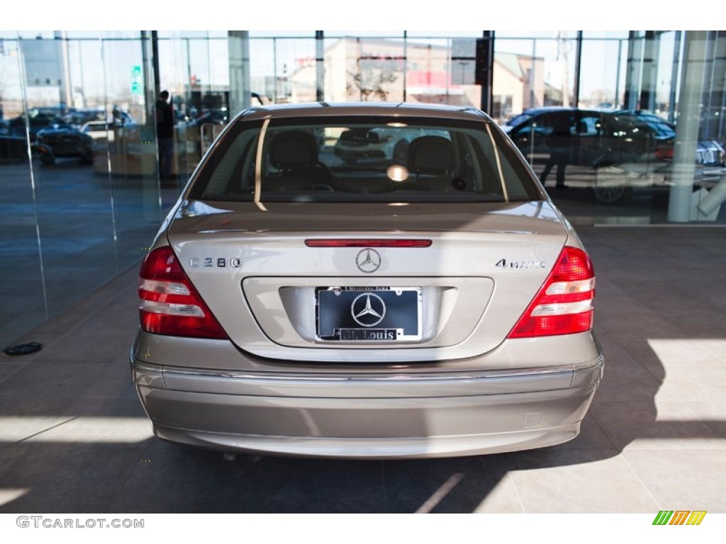 2007 C 280 4Matic Luxury - Pewter Metallic / Black photo #7