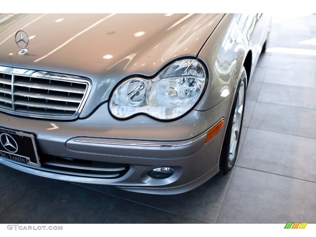 2007 C 280 4Matic Luxury - Pewter Metallic / Black photo #12