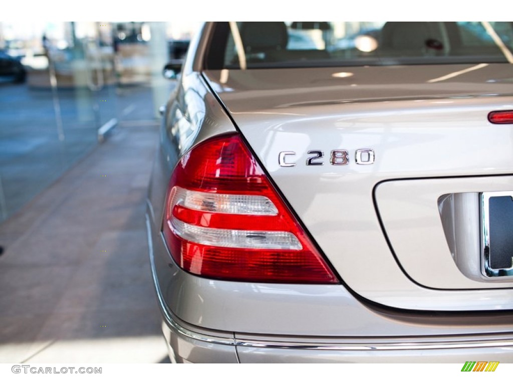 2007 C 280 4Matic Luxury - Pewter Metallic / Black photo #14