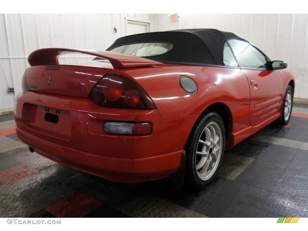 2001 Eclipse Spyder GT - Saronno Red / Tan photo #8