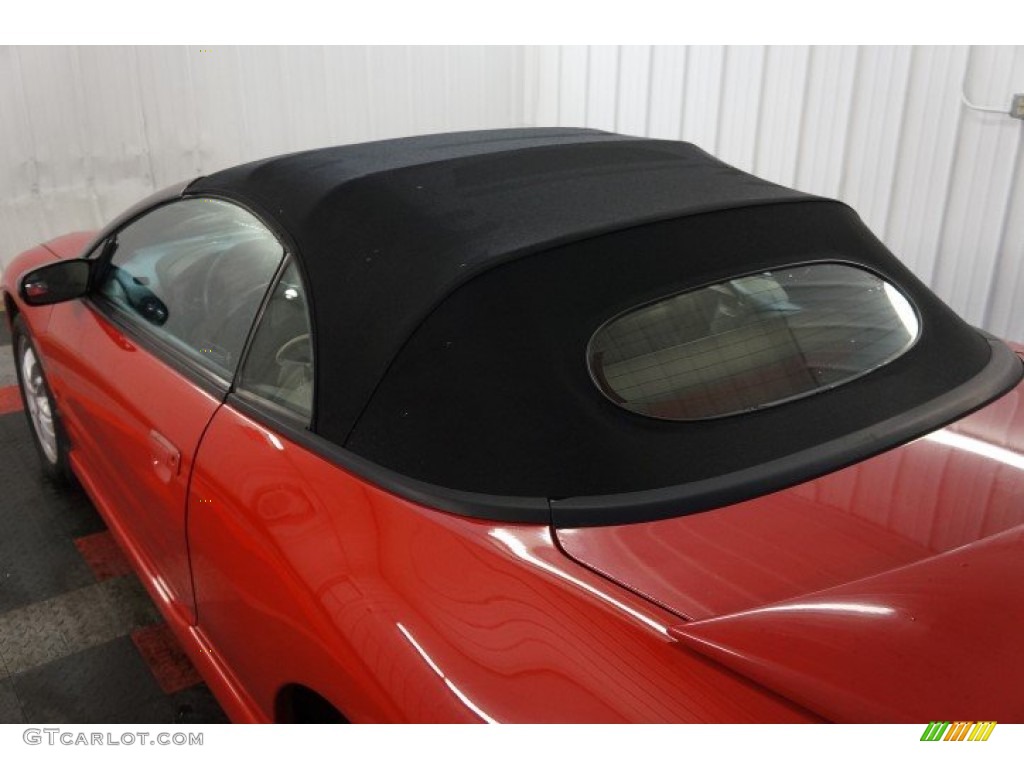 2001 Eclipse Spyder GT - Saronno Red / Tan photo #12