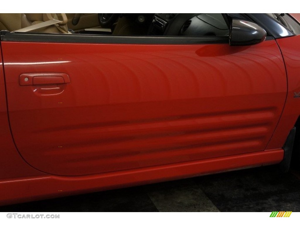 2001 Eclipse Spyder GT - Saronno Red / Tan photo #46