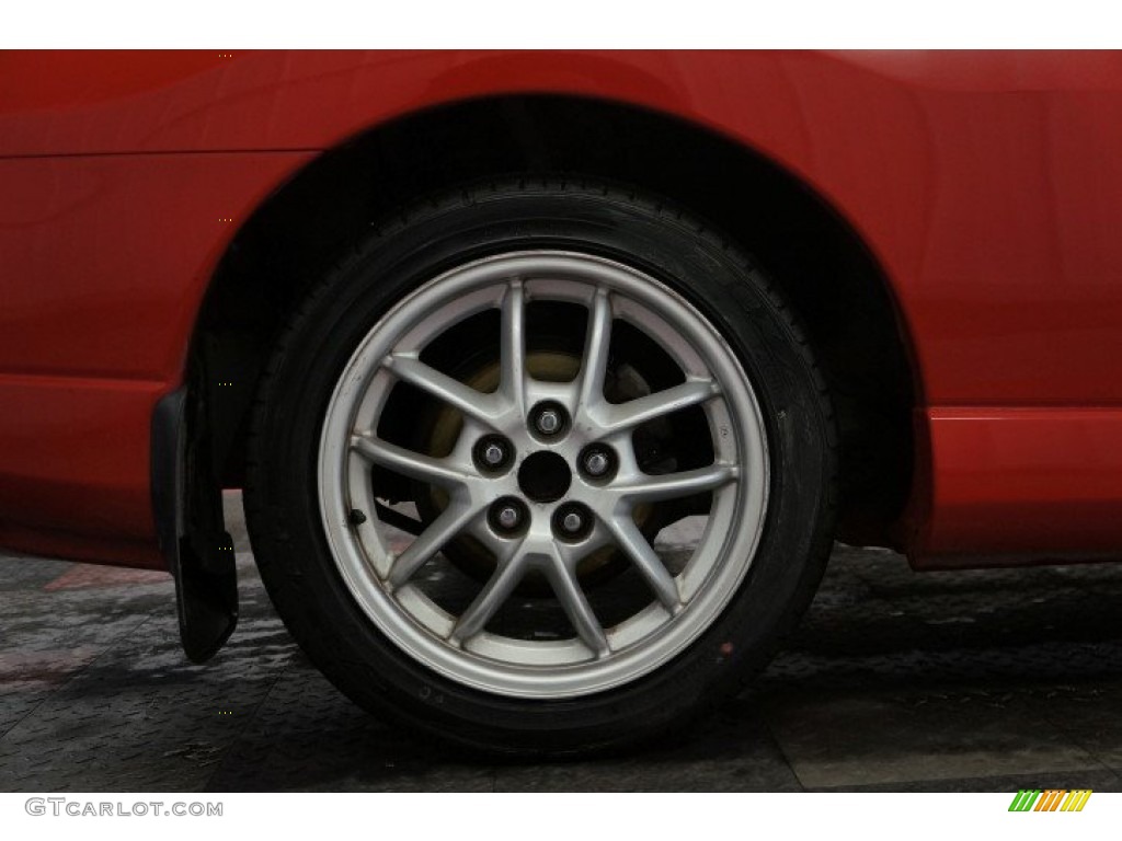 2001 Eclipse Spyder GT - Saronno Red / Tan photo #48