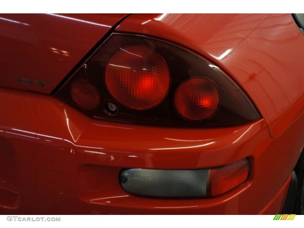 2001 Eclipse Spyder GT - Saronno Red / Tan photo #50