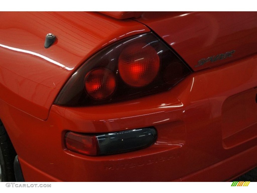 2001 Eclipse Spyder GT - Saronno Red / Tan photo #51