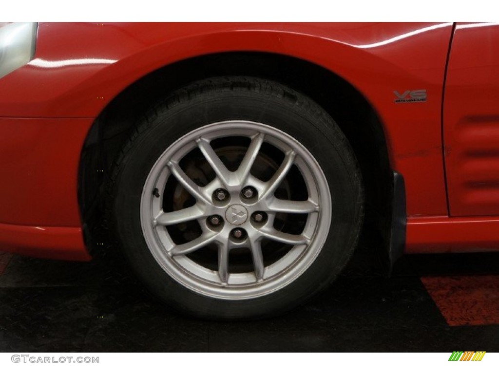 2001 Eclipse Spyder GT - Saronno Red / Tan photo #62
