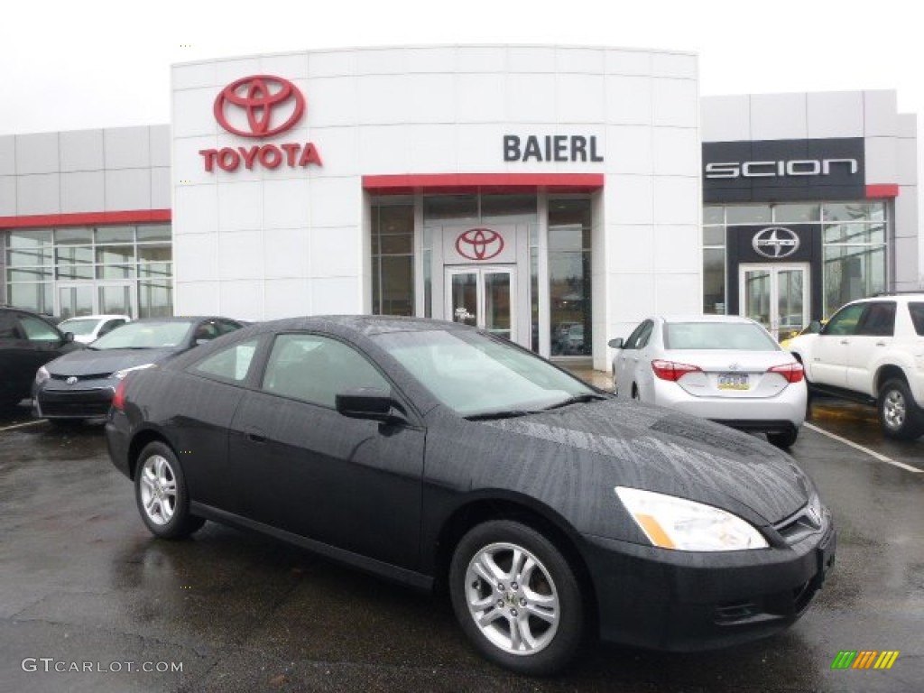2006 Accord LX Coupe - Nighthawk Black Pearl / Black photo #1
