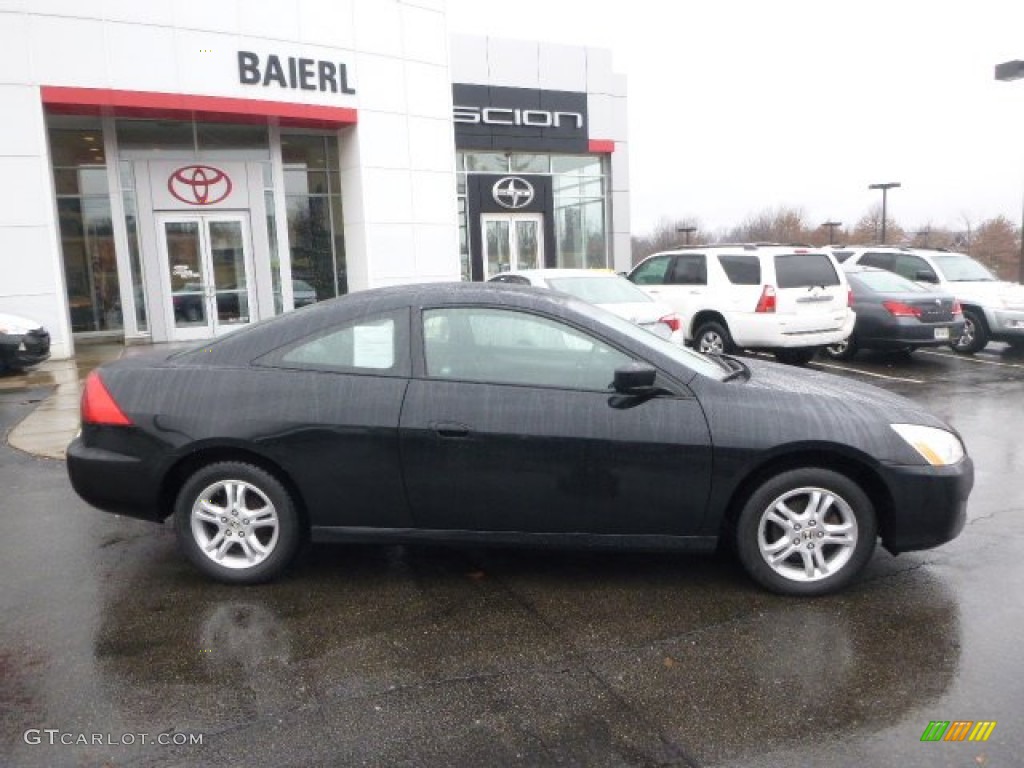 2006 Accord LX Coupe - Nighthawk Black Pearl / Black photo #2
