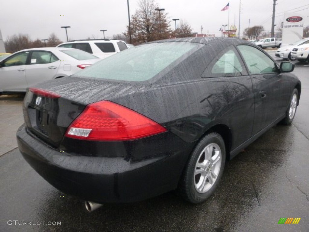 2006 Accord LX Coupe - Nighthawk Black Pearl / Black photo #3