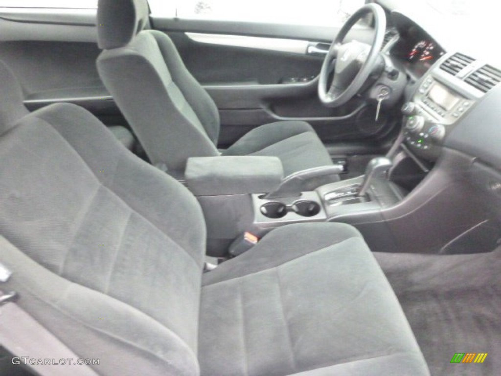 2006 Accord LX Coupe - Nighthawk Black Pearl / Black photo #10