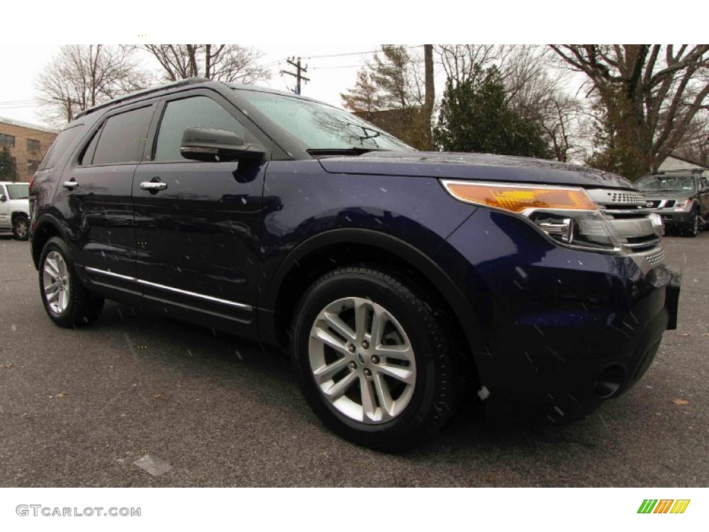 2011 Explorer XLT 4WD - Kona Blue Metallic / Charcoal Black photo #9