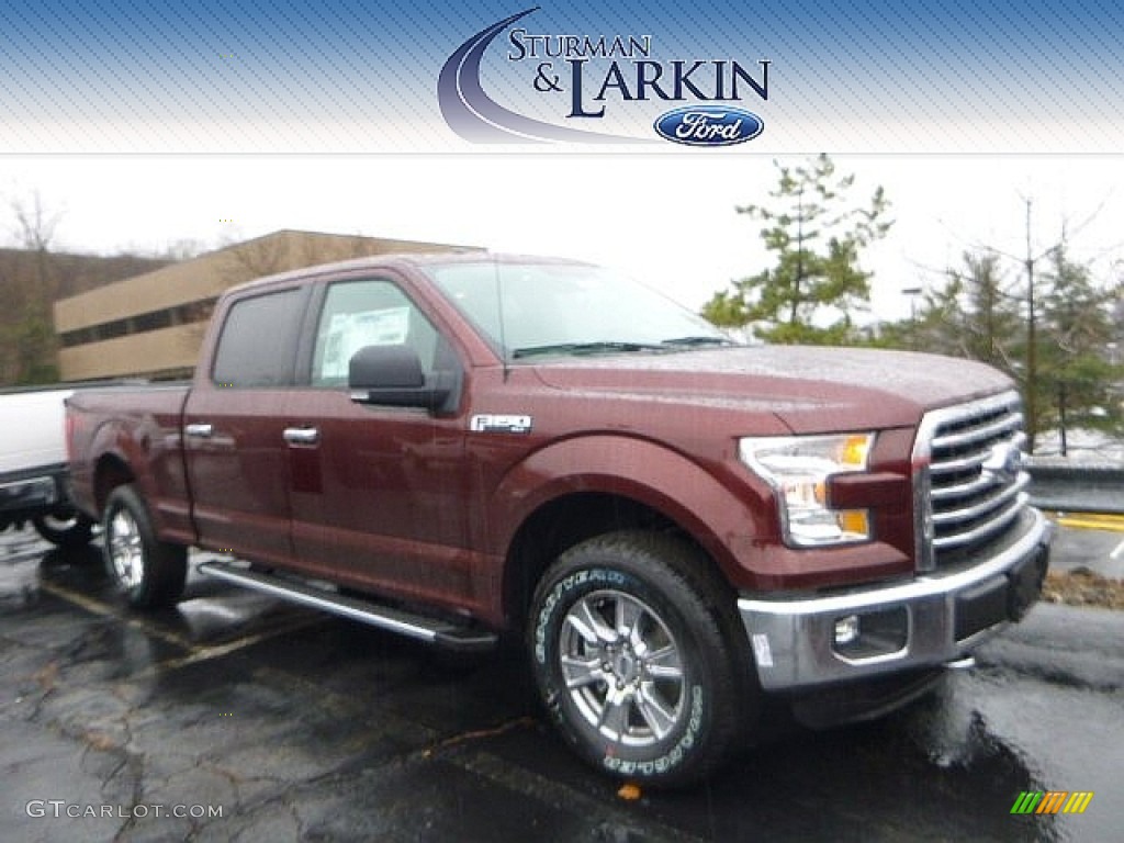 2015 F150 XLT SuperCrew 4x4 - Bronze Fire Metallic / Medium Earth Gray photo #1