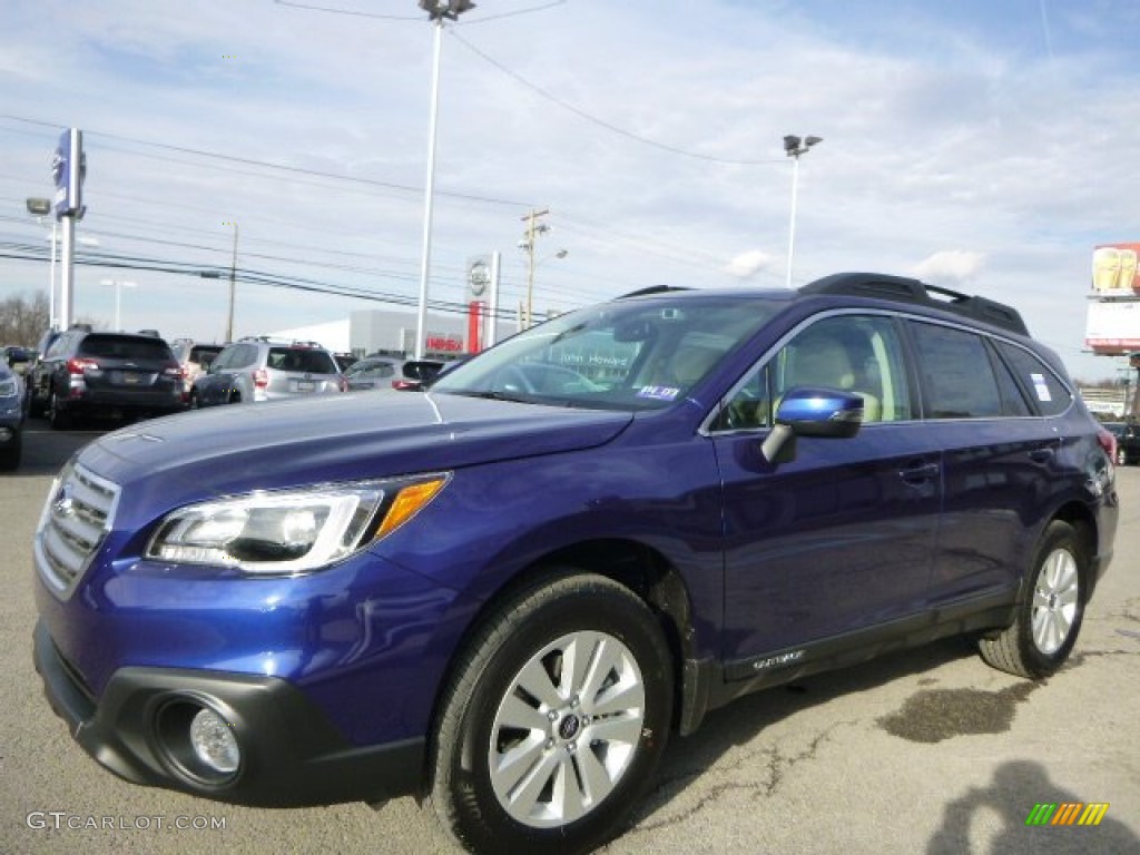 Lapis Blue Pearl 2015 Subaru Outback 2.5i Premium Exterior Photo #100435577