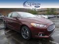 2015 Bronze Fire Metallic Ford Fusion Titanium  photo #1