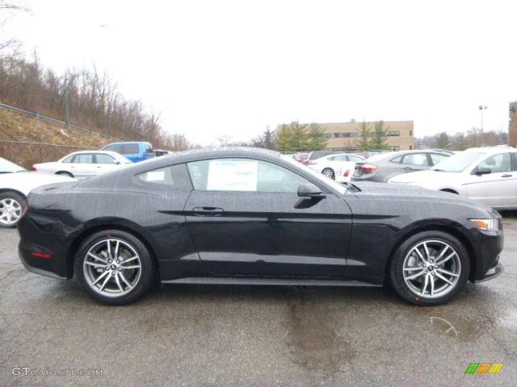 2015 Mustang EcoBoost Premium Coupe - Black / Ebony photo #2