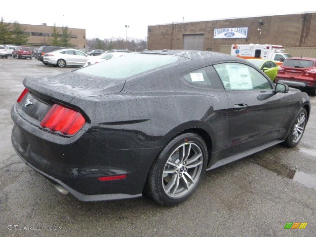 2015 Mustang EcoBoost Premium Coupe - Black / Ebony photo #3