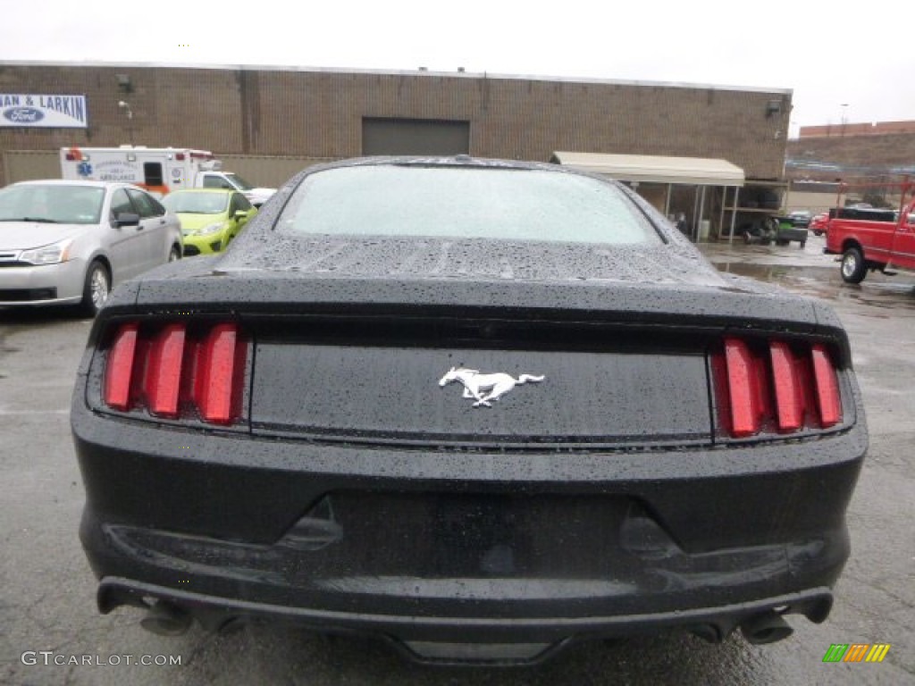 2015 Mustang EcoBoost Premium Coupe - Black / Ebony photo #4