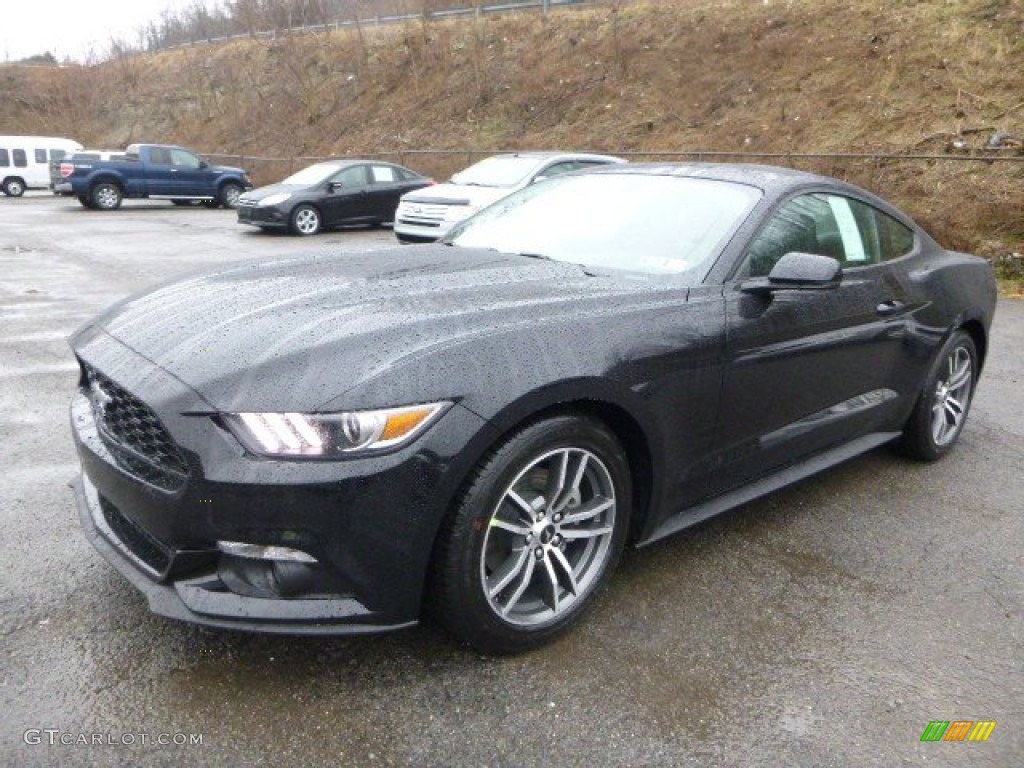 2015 Mustang EcoBoost Premium Coupe - Black / Ebony photo #6