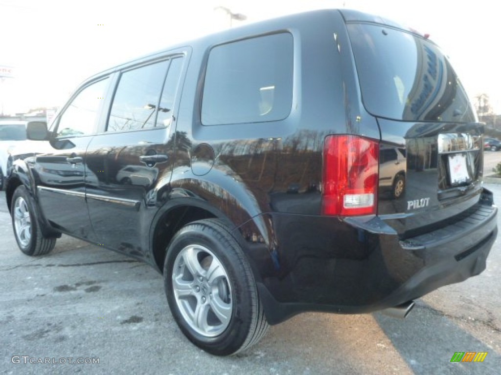 2015 Pilot EX-L 4WD - Crystal Black Pearl / Gray photo #3