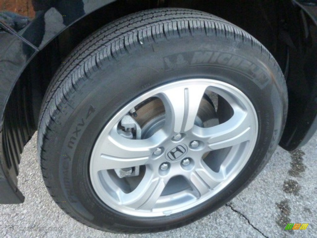 2015 Pilot EX-L 4WD - Crystal Black Pearl / Gray photo #13