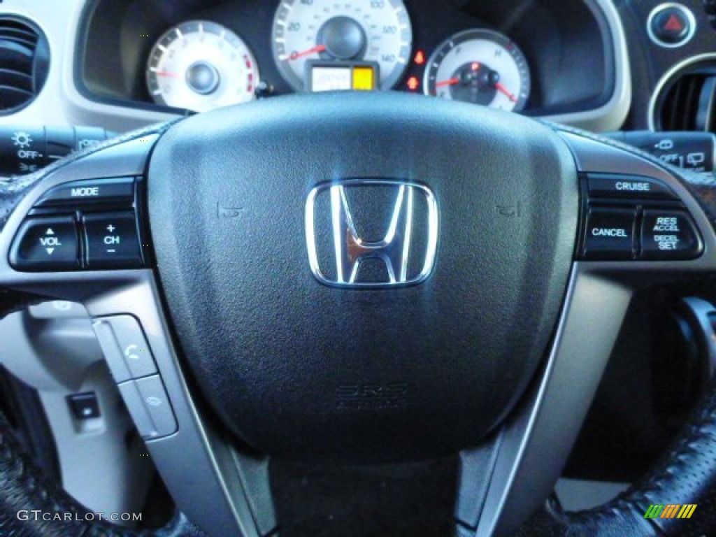 2015 Pilot EX-L 4WD - Crystal Black Pearl / Gray photo #22