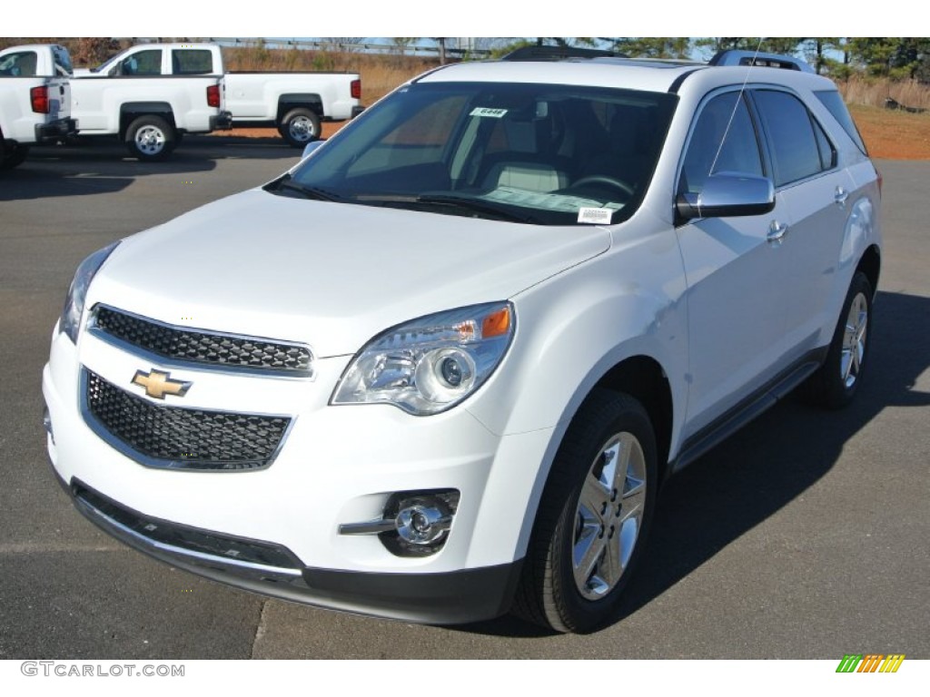 2015 Equinox LTZ - Summit White / Light Titanium/Jet Black photo #2