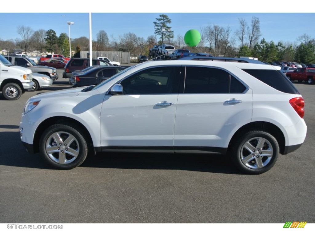 2015 Equinox LTZ - Summit White / Light Titanium/Jet Black photo #3