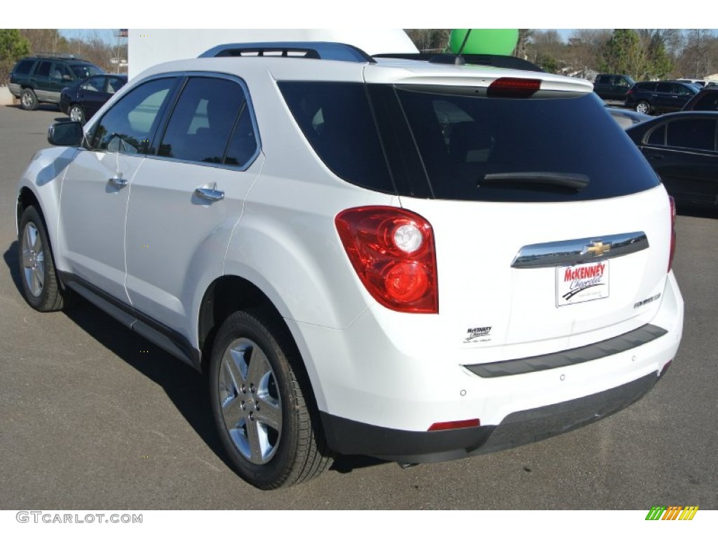 2015 Equinox LTZ - Summit White / Light Titanium/Jet Black photo #4