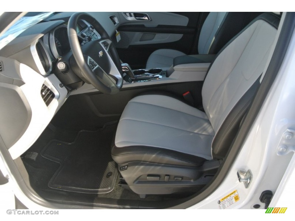 2015 Equinox LTZ - Summit White / Light Titanium/Jet Black photo #8