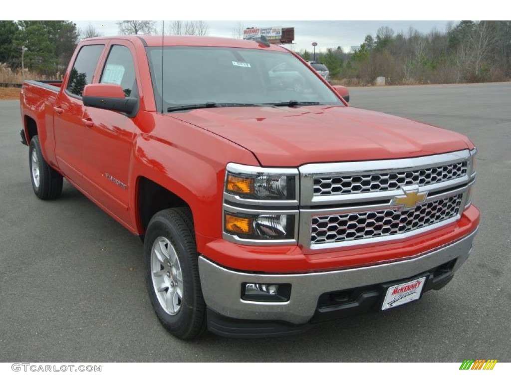 2015 Silverado 1500 LT Crew Cab 4x4 - Victory Red / Jet Black photo #1