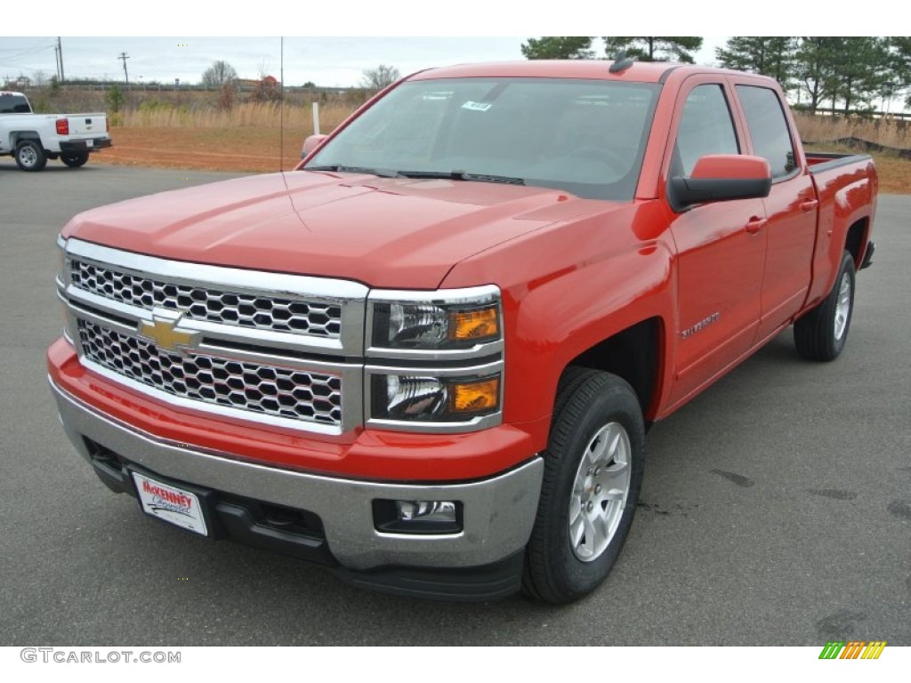 2015 Silverado 1500 LT Crew Cab 4x4 - Victory Red / Jet Black photo #2