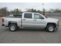 2015 Silver Ice Metallic Chevrolet Silverado 1500 WT Crew Cab 4x4  photo #6