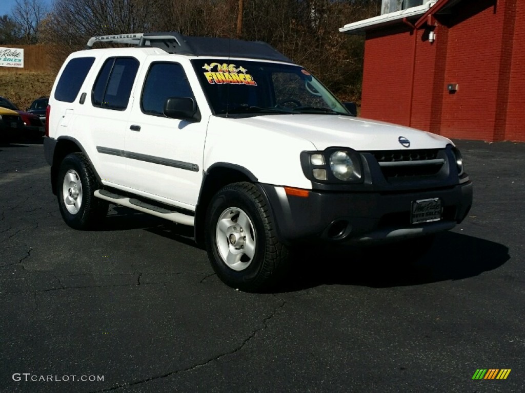 2002 Xterra SE V6 4x4 - Cloud White / Gray Celadon photo #7