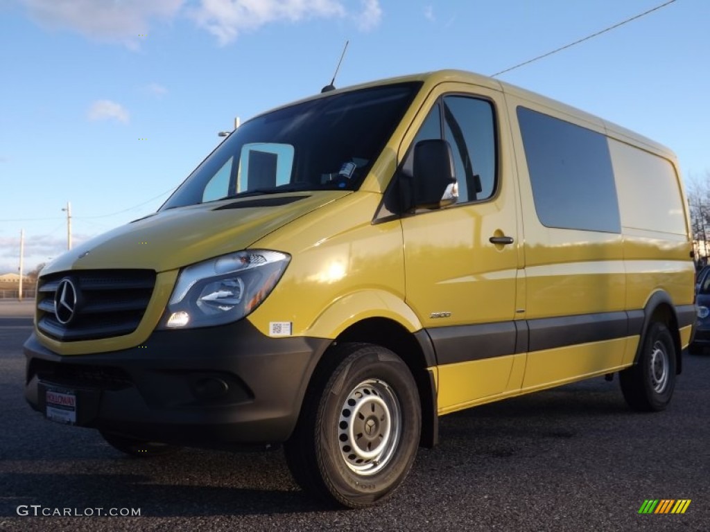 2015 Sprinter 2500 Crew Van - Calcite Yellow / Black photo #1